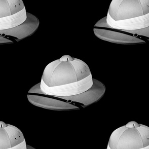 pith helmet bw