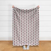 Wild and Free Bison - Black + Red Buffalo Plaid Check Baby Boy Bedding GingerLous