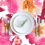 WATERCOLOR FLOWERS VECTOR SEAMLESS