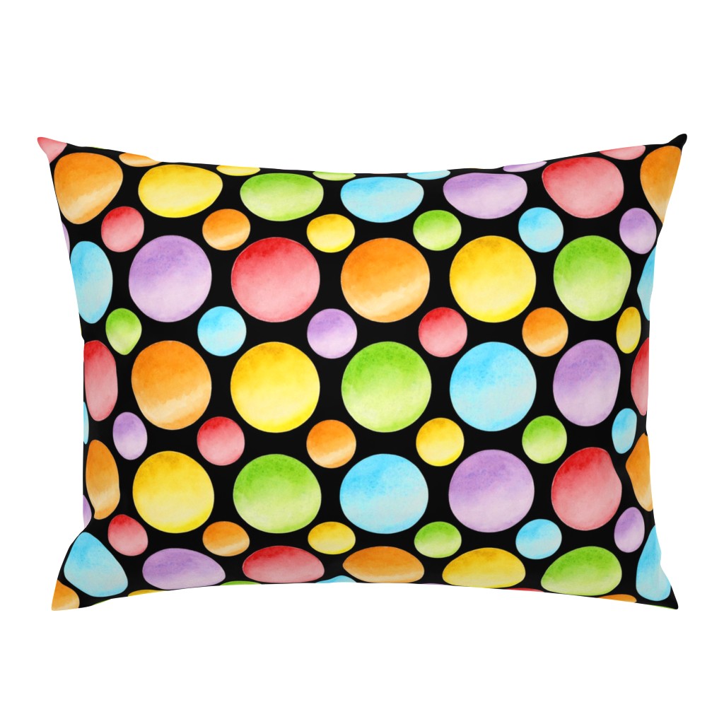 Candy Rainbow Big Polka Dots