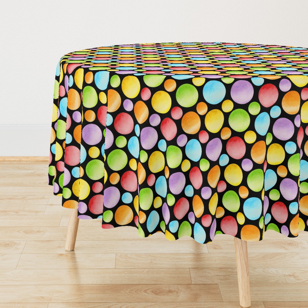 Candy Rainbow Big Polka Dots