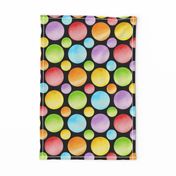 Candy Rainbow Big Polka Dots