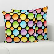 Candy Rainbow Big Polka Dots