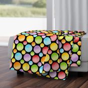 Candy Rainbow Big Polka Dots