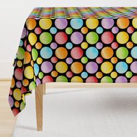 Candy Rainbow Big Polka Dots