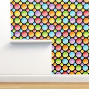 Candy Rainbow Big Polka Dots