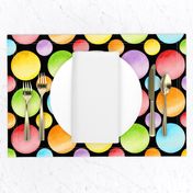 Candy Rainbow Big Polka Dots