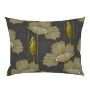 Art Deco fleurs d’or