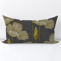 Art Deco fleurs d’or