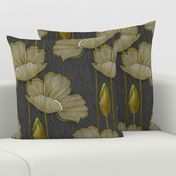 Art Deco fleurs d’or