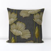 Art Deco fleurs d’or