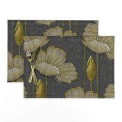 Art Deco fleurs d’or