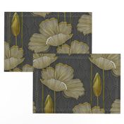 Art Deco fleurs d’or