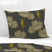 Art Deco fleurs d’or