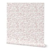 Math Notes in Red Ink // Small