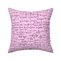Math Notes on Pink // Large