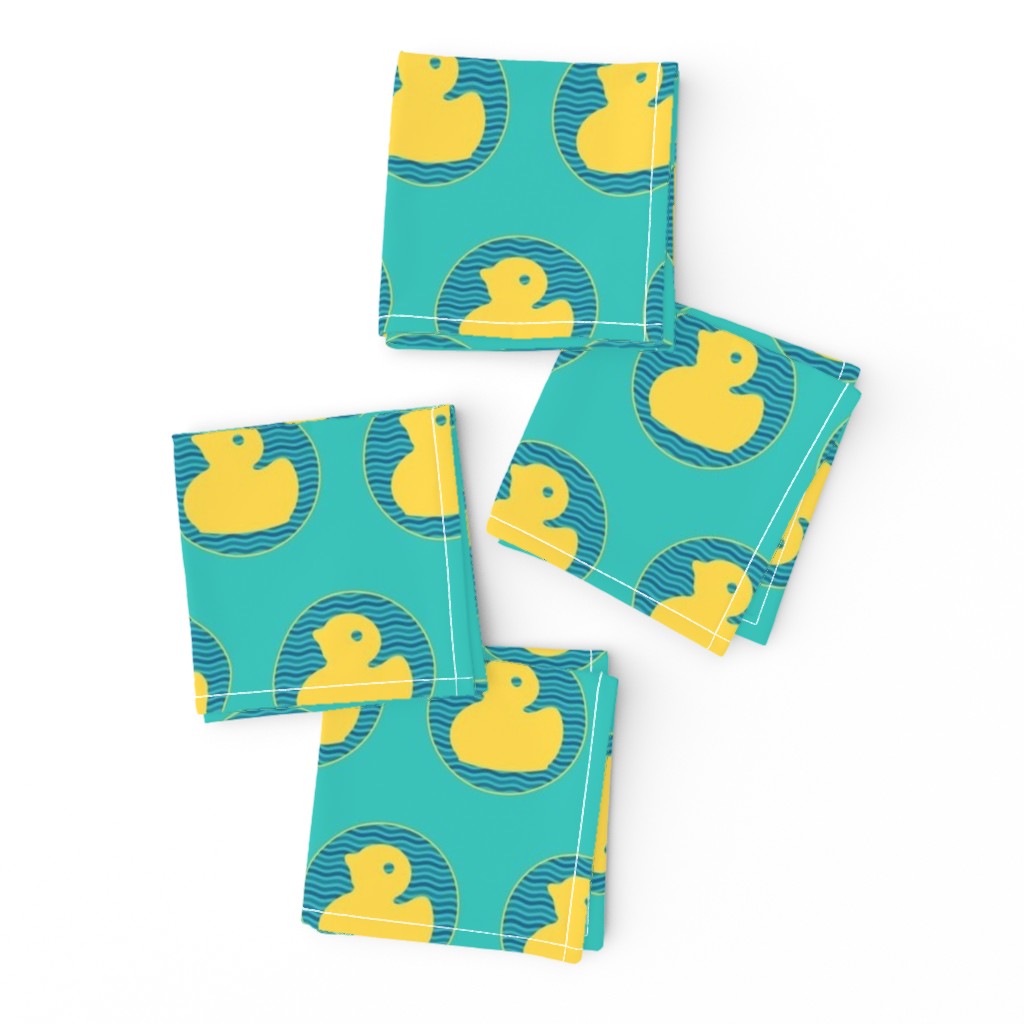 Floating Yellow Ducks