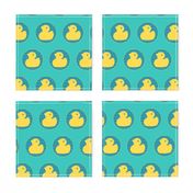 Floating Yellow Ducks