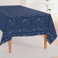 Common Equations - Navy // Large