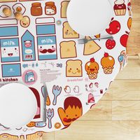 Kawaii Kitchen - plushie toy set