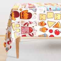 Kawaii Kitchen - plushie toy set