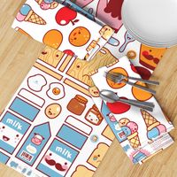 Kawaii Kitchen - plushie toy set