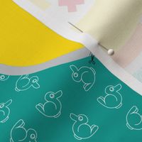 Bunny or Duck? What do you see? (cut & sew plushies or cherry pit pillows)