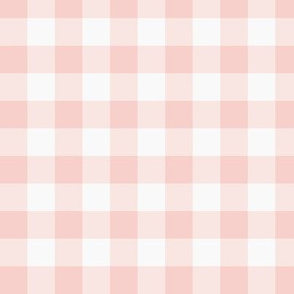 Rose Gold Gingham Check: Small Buffalo Check, Buffalo Plaid