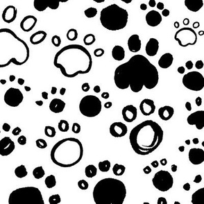 Paw prints