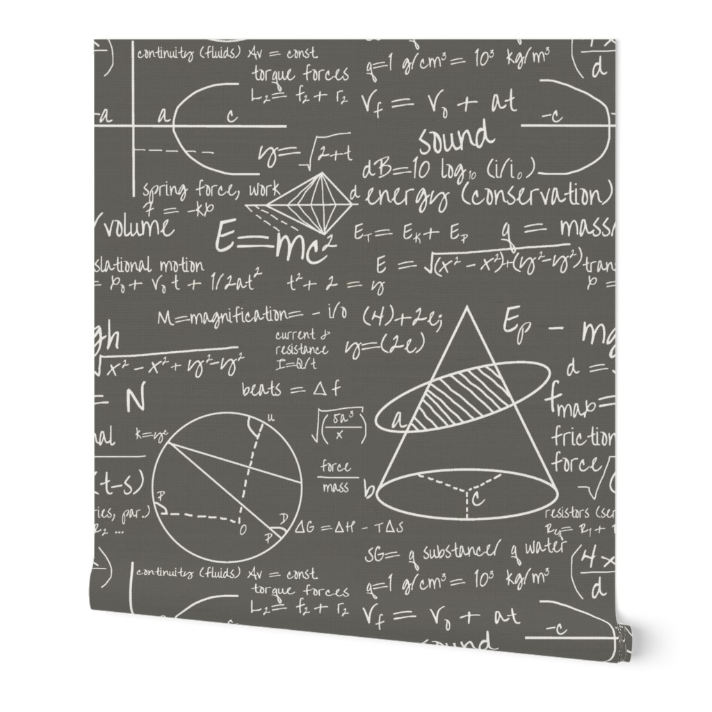 Common Equations - Charcoal // Large
