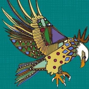 jewel eagle turquoise