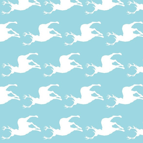 Bucks in white on blue - ROTATED - Winslow collection