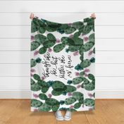 pine salted cactus little but fierce crib sheet