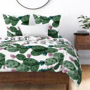 pine salted cactus little but fierce crib sheet