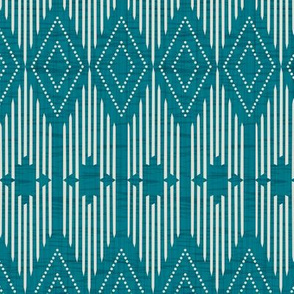 West End - Teal Geometric