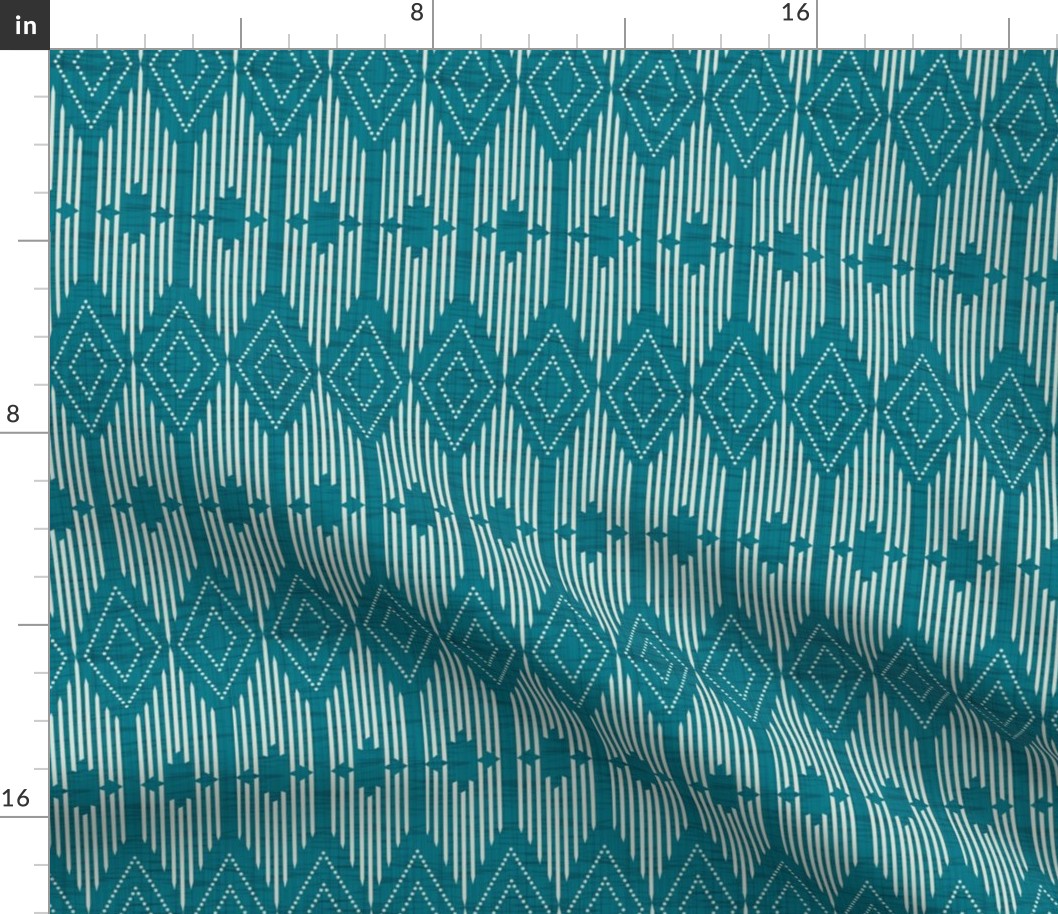 West End - Teal Geometric