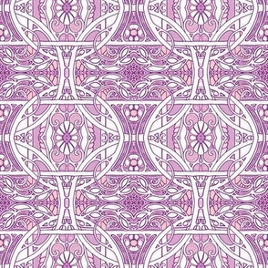 Twisting Lavender Circles