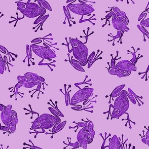 mad purple frogs