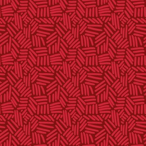 Crosshatch Light Red on Dark