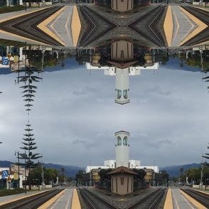 Santa Barbara Trippy Train Station