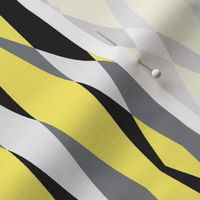 Skylights Art Deco Stripes-yellow grey