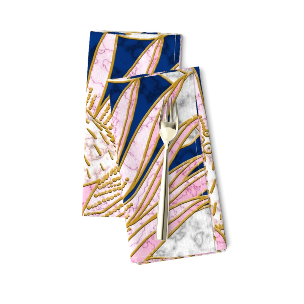 Blush King Protea Art Deco (midnight)