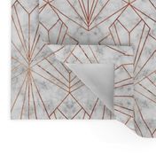 Art Deco Marble & Copper