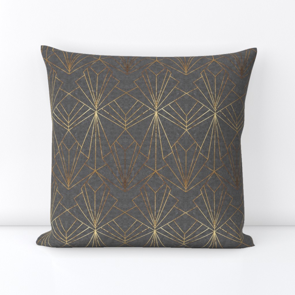 Art Deco in Textured Grey