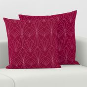 Art Deco on Raspberry Pink