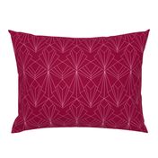 Art Deco on Raspberry Pink