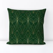 Art Deco on Emerald Green