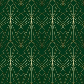 Emerald Green Fabric, Wallpaper and Home Decor | Spoonflower