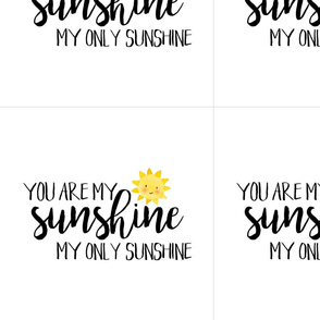 12 Inch You are my sunshine - with guides