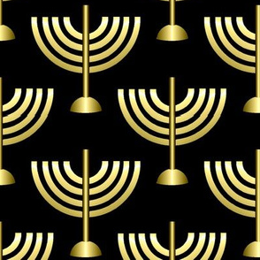 Menorahs, Gold